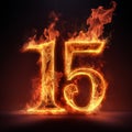 Luxury Fire Text Effect: Fifteen