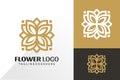 Luxury Flower Ornament Logo Vector Design, Creative Logos Designs Concept for Template