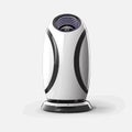 luxury futuristic air purifier vector flat isolated illustration