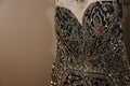 Formal garment industry- manufacturing fancy gowns for New Years or Prom! Royalty Free Stock Photo