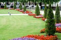 Luxury garden in Europe Royalty Free Stock Photo