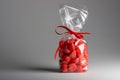 Luxury gift of acidulous strawberries with copy space Royalty Free Stock Photo