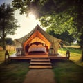 Luxury Glamping: Glamorous Camping. Generative AI