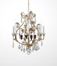 Luxury Glass Chandelier Royalty Free Stock Photo