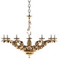 Luxury gold chandelier Royalty Free Stock Photo