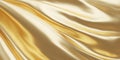 Luxury gold fabric background 3d render Royalty Free Stock Photo