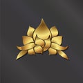 Luxury Gold Lotus plant image.