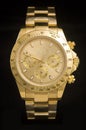 Luxury gold watch Royalty Free Stock Photo
