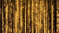 Luxury golden abstract background beautiful luxurious curtain particle rain vintage bokeh light