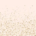 Luxury golden confetti, gold glittering background, blush pink and gold confetti