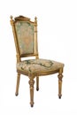 Luxury golden vintage chair