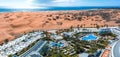 Luxury grand accommodation with beautiful scenery of the famous desert dunes.