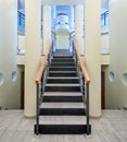 Luxury hall with staircase Royalty Free Stock Photo