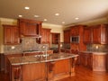 Luxury Home dark wood kitchen