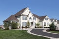 Luxury home with front balcony Royalty Free Stock Photo