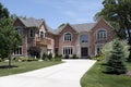 Luxury home with front balcony Royalty Free Stock Photo