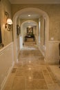 Luxury home hallway