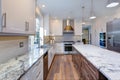 Beautiful white kitchen design.