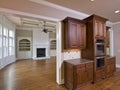 Luxury Home Interior Kitchen Cabinets Royalty Free Stock Photo