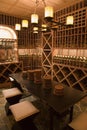 Luxury home wine cellar. Royalty Free Stock Photo