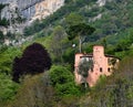 Luxury homes on Lake Como Royalty Free Stock Photo