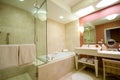 Luxury hotel bathroom Royalty Free Stock Photo