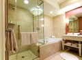 Luxury hotel bathroom Royalty Free Stock Photo