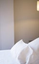 Luxury hotel bedroom bed Royalty Free Stock Photo