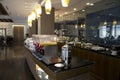 Luxury hotel buffet restaurant