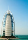 Luxury hotel Burj Al Arab Tower of the Arabs Royalty Free Stock Photo