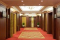 Luxury hotel corridor interior