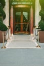 Luxury hotel entrance five star accommodation Royalty Free Stock Photo