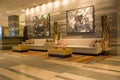 Luxury hotel lobby