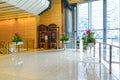 Luxury hotel lobby corridor hotel hall in modern building Royalty Free Stock Photo