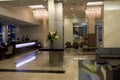 Luxury hotel lobby