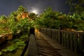 Luxury hotel at night Royalty Free Stock Photo