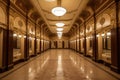 Luxury Hotel Toilet Bowls in Royal Palace Hall, Vip Toilet for Vip Persons, Gold WC, Vanity Festival Royalty Free Stock Photo