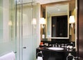 Luxury hotel washroom
