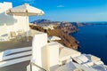Luxury hotels on Caldera cliff top Imerovigli Santorini Greece