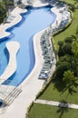 Luxury hotels with water pool Royalty Free Stock Photo