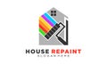 Luxury house repaint logo design