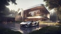 Luxury House and Stylish Supercar: A Match Made in Heaven