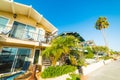 Luxury houses in Balboa island Royalty Free Stock Photo