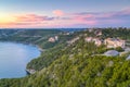 Luxury houses on the coast of Lake Travis in Austin, Texas