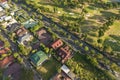 Luxury houses near Wack Wack Golf course in Greenhills West Village in San Juan, Metro Manila, Philippines Royalty Free Stock Photo