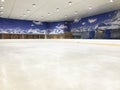 Luxury ice rink background.