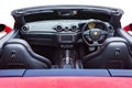 Luxury interior of Ferrari car