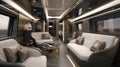 Champagne Gold & Charcoal Gray: Award-Winning Bionic Interiors with 8K HD Shiny Walls