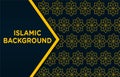 Luxury Islamic Background ,elegant and modern background Royalty Free Stock Photo