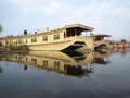 Luxury Kashmir Houseboat on Dal Lake Royalty Free Stock Photo